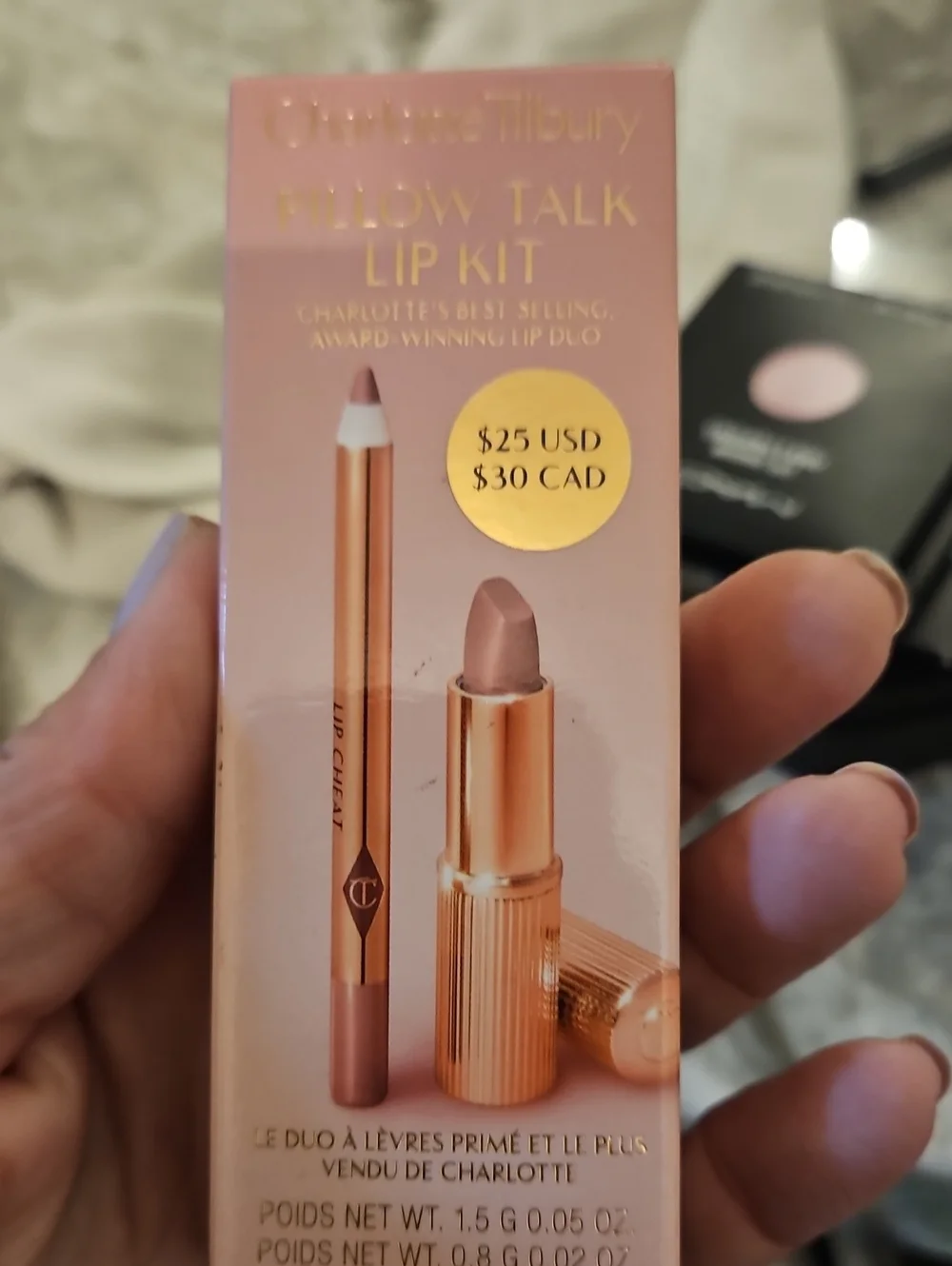 Charlotte Tilbury Pillow Talk Lip Kit - Nude Pink Lipstick & Liner